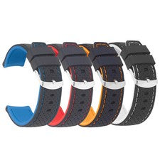Correa de reloj de silicona de 24 mm para Citizen Skyhawk