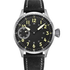Reloj mecánico Corgeut 44 mm para hombre cristal de zafiro movimiento Asia 6497 ST3600