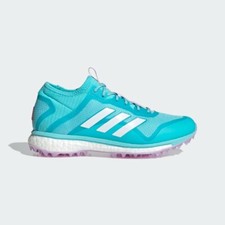 Adidas Fabela X Empower Mujer Zapatos de Hockey Entrenadores de Campo Púrpura Aqua