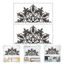 2 calcomanías étnicas de pared mandala pegatina dormitorio PVC arte de pared decoración del hogar