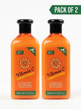 XHC Vegan Xpel Cuidado del Cabello Acondicionador Vitamina C 400 ml Paquete de 2 Todo Tipo de Cabello