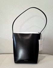 Cabas pequeñas de uso diario Mansur Gavriel - negras/caramelo (origen $545)