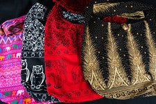 Bolsos Bandolera Boho CCcollections para Mujer y Hombre 40 Estampados Bandolera Bolsos Tailandeses