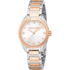 Reloj Roberto Cavalli RC5L118M0085 Mujer Cuarzo Acero Correa Acero Esfera Plata