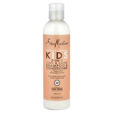 Champú y acondicionador para niños 2 en 1 Curl & Shine, coco e hibisco, 8 fl oz (237