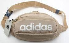 NUEVO ADIDAS Core Waist Nylon Poliéster Paquete Cinturón/Riñonera Magic Beige/Blanco roto