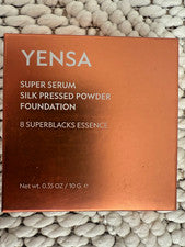 Base en polvo prensada de seda YENSA Super Serum - Elige tono - 0,35 oz - NUEVA