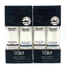 Juego de champú y acondicionador Keratin Complex suavizante para el cuidado del color 3 oz de viaje (x2)