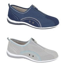 Zapatos informales transpirables cómodos con cremallera calce estándar Boulevard para mujer 3-9