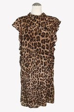 Vestido mujer Dsquared2 talla 32 (14Y) multicolor NUEVO viscosa vestido recto vestido camisero
