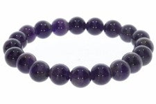 Amethyst A-Qualität 10mm Kugel Schmuck Edelstein Armband 10S110 - individuelle