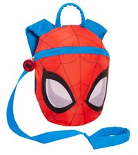 Mochila Spiderman con riendas arnés de seguridad desmontable para niños pequeños bolsa de día para guardería