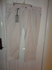 Pantalones de mezclilla Rodd & Gunn estilo 42R VJ0424 rectos nuevos con etiquetas $128 RL coco