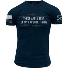 Camiseta Grunt Style These Are A Few Of My Favorite Things - Azul marino