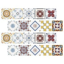 20 hojas de pegatinas de azulejos extraíbles para decoración del hogar