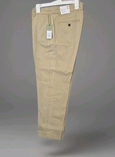 Pantalones ajustados con lengüeta extendida 34X30 caqui para hombre *Nuevos*