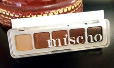 Mini paleta de sombras de ojos MISCHO BEAUTY 01 NUEVA EN CAJA MAQUILLAJE LIMPIO + REGALO