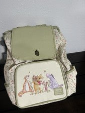 Disney Loungefly Winnie the Pooh Mochila Mochila Floral Slouch NUEVA SIN ETIQUETA
