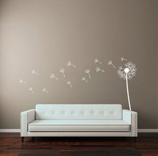 Flor diente de león grande vinilo arte pared pegatina mural hogar dormitorio decoración reino unido