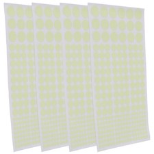 2 juegos de pegatinas de pared extraíbles con forma de punto material PET para decoración del hogar