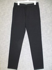 Pantalones de vestir ajustados a cuadros y lisos para hombre estilo elástico 8101 azul marino 31 W x 34 L
