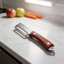 Pelador de verduras fácil de limpiar con hoja resistente al óxido y aceite para botellas