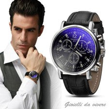 NOVITA' SPORTIVO ELEGANTE OROLOGIO CASUAL DA POLSO PER UOMO YAZOLE bs
