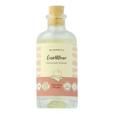 puremetics cuidado facial tónico facial aloe vera melocotón 90 ml