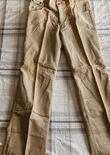 Pantalones de pana cardino vintage nuevos con etiquetas color tostado talla 36 estilo #3067 RN #59566