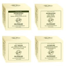 Olivolio Crema Facial Aceite de Oliva Orgánico Crema de Noche Crema de Día Crema de Ojos Antiarrugas
