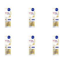 6 x 40ml NIVEA VITAL Soja Anti-Age Suero Reafirmante para Piel Madura