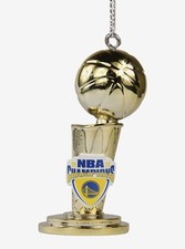 Golden State Warriors 2022 Finales NBA Campeones Trofeo Árbol de Navidad Adorno
