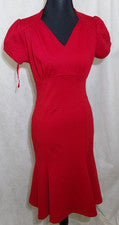 Vestido Lápiz Sirena Moda Miusol Para Mujer S Rojo Cuello en V Rockaway Cóctel Nuevo con Etiquetas