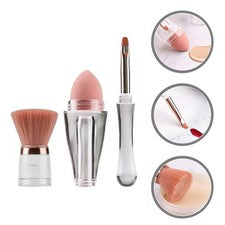 Cepillo facial para maquillaje en polvo suelto herramientas de belleza brochas de base