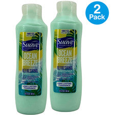 Suave Essentials Ocean Breeze Acondicionador Refrescante Tamaño Familiar 22.5oz Paquete de 2