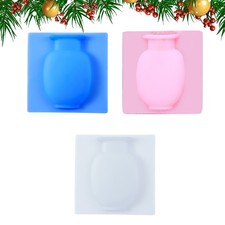 3 PIEZAS Pegatinas de Pared Flores Decorativas Accesorios para el Hogar Florero Colgante