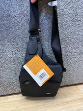 Bolso de hombro Travelon estilo mensajero 2008 NOS negro