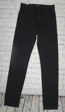 Pantalones chinos Hugo Boss para hombre de corte cónico, negro carbón-talla 29/34