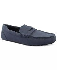 BOGO! Zapatos sin cordones Alfani para hombre Marco Penny Drivers imitación gamuza azul marino talla 8,5-10,5