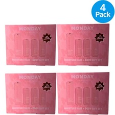 Monday Cuidado del Cabello Hidratante Cabello + Cuerpo Set de Regalo Champú Acondicionador Paquete de 4
