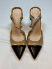 Mujeres 6 Punta Puntera Negro Stiletto Sexy Punta Francesa Zapatos de Vestir Sandalia Nuevo en Caja