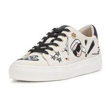 Zapatilla deportiva para mujer KARL LAGERFELD Paris, blanco suave/negro, 8