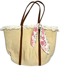 BOLSO DE MANO MUJER BOLSO MONEDERO ROSA NATURAL CORBATA FLORAL CORREA MARRÓN 10 X 14 NUEVO