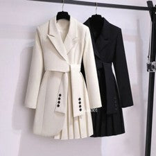 Primavera Calce Ajustado Traje Vestido Oficina Dama Para Mujer Nuevo Moda Blazer Vestido Falda
