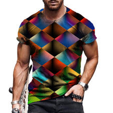 Camisetas Hombre Camiseta Manga Corta Gráfico Moda En 3D Camiseta Suave Y Sedosa