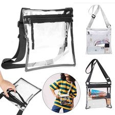 Cartera bandolera transparente transparente para mujer 2025