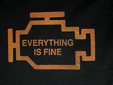 Camiseta Check Engine Light LS Camaro Trans Am Corvette Mustang Charger SRT 5.0