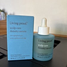 Suero densivo Living Proof para el cuidado del cuero cabelludo tratamiento antienvejecimiento 50 ml en caja