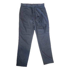 NUEVO Pantalón negro de diseñador Antony Morato para hombre con bordado geométrico talla: 34