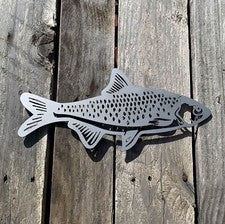 CUCARACHA PEZ ACERO ARTE DE PARED PESCA PESCADOR HOGAR JARDÍN DECORACIÓN REGALO